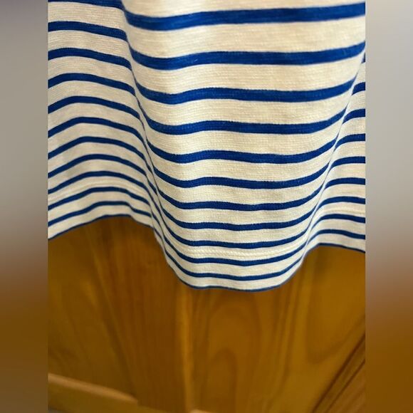 J. Crew blue and white striped dress size XS - Picture 3 of 6